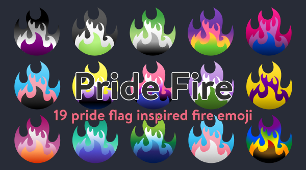 examples of the fire emoji included