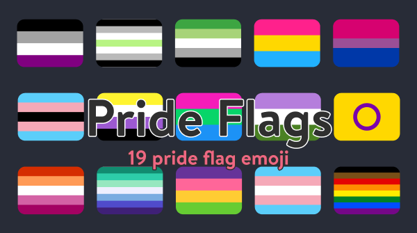 examples of the flag emoji included